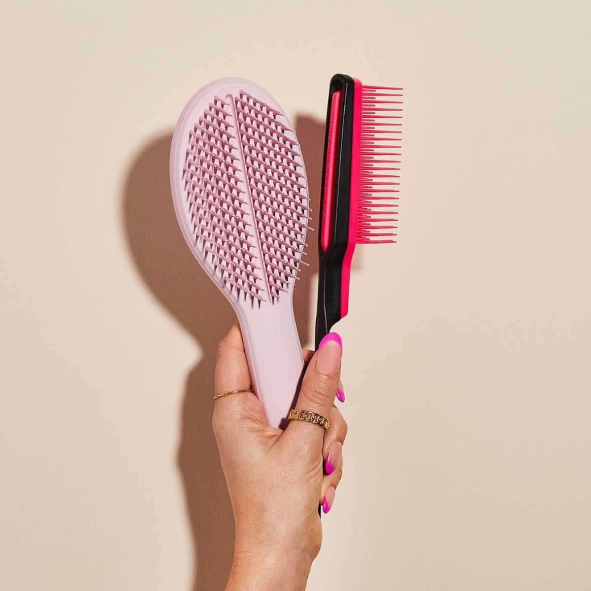 Tangle teezer styling hairbrush millennial pink
