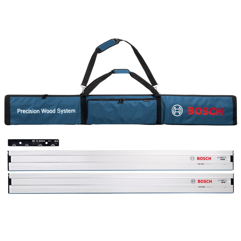 Bosch accessoires bosch blauw fsn tas + 2x fsn 1600 geleiderail + fsn vel koppelstuk - 0615990ee8