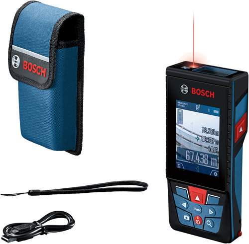 Bosch blauw glm 150-27 c | laserafstandsmeters - 0601072z00