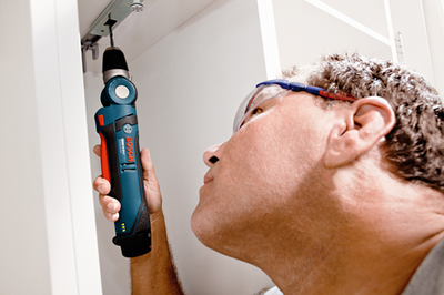 Bosch blauw bosch gwb 10,8-li professional blau akku-winkelschrauber solo - geleverd zonder accu en oplader