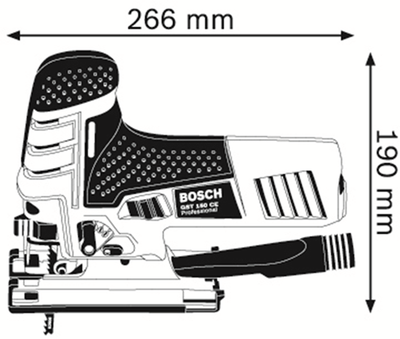 Bosch blauw gst 150 ce decoupeerzaag | 780w - 0601512000