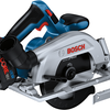 Bosch blauw gks 18v-57-2 accu-cirkelzaag | 165 mm | 2 x 5.5 ah accu + snellader | in l-boxx 06016c1202