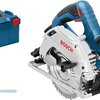 Bosch blauw gks 55+ gce + fsn 1400 professional cirkelzaag | set | 1350 w | 1 x geleiderail | 165 mm zaagblad - 0615990m91