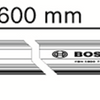 Bosch accessoires fsn 1600 liniaal geleiderails bosch 1600 mm - 1600z0000f