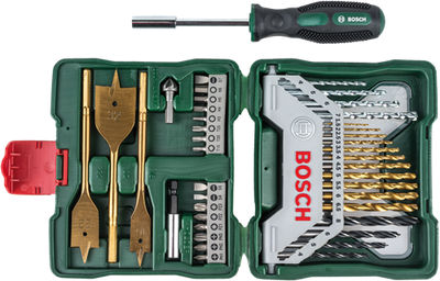 Bosch accessoires x-line 40-delige - titanium plus | boor- en schroefbitset | 40-delig - 2607017334