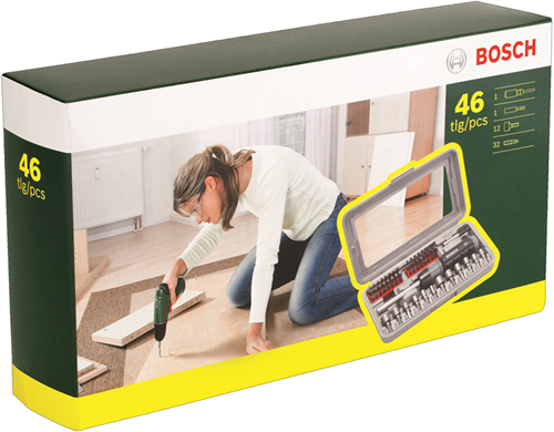 Bosch accessoires 46-delige schroevendraaierset - 2607019504