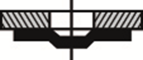 Bosch accessoires 1 lamellenschijf 125 , expert for metal recht, kunststof, 80 - 2608607367