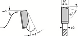 Bosch accessoires cirkelzaagblad expert for laminated panel 160x20x2.2 1.6x48t - 2608644127 - afbeelding 2