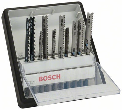 Bosch accessoires 10-delige robust line decoupeerzaagbladenset wood and metal t-schacht 1st - 2607010542