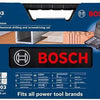 Bosch accessoires 103-delige bit- en borenset - 2608594070