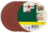 Bosch accessoires bosch schuurbladenset - 25-delig - 125 mm (korrel 240, 120, 80) - afbeelding 1