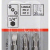Bosch accessoires 3-delige bitset extra hard (assorti) s 1,0x5,5; ph2; pz2; 25 mm 3st - 2607001766