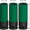 Bosch accessoires 3-delige doppenset | 85 mm, 17; 19; 21 mm 1 2 extra diep - 2608003033
