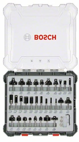 Bosch 2607017475 30-delige frezenset in cassette - 8mm