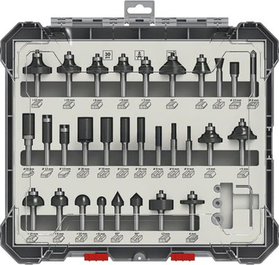Bosch 2607017475 30-delige frezenset in cassette - 8mm