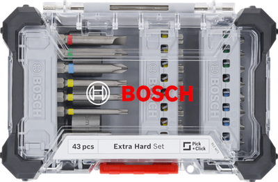 Bosch accessoires 43-delige bitset- en dopsleutel - 2607017723