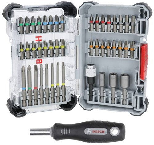 Bosch accessoires 44-delige set met schroevendraaier (displayvariant) - 2607017733