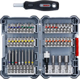 Bosch accessoires 44+1 delige schroefbitset en doppen in cassette - 2607017692 - afbeelding 1