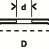 Bosch accessoires 5-delige doorslijpschijvenset gebogen voor metaal | 115 x 2,5 mm - 2609256332