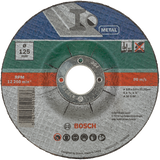 Bosch accessoires bosch slijpschijven set - voor metaal - 125 x 2,5 mm - gebogen - 5 stuks - afbeelding 1