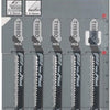 Bosch accessoires 5x basic voor hout decoupeerzaagblad t119bo - 2608630310