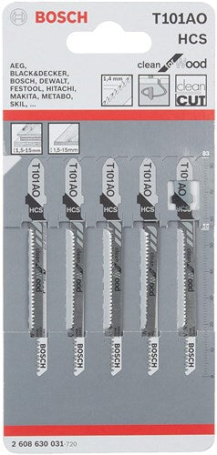 Bosch accessoires bosch decoupeerzaagblad t 101 ao