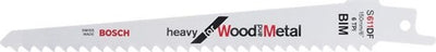 Bosch accessoires 5x reciprozaagblad heavy voor hout en metaal s611df - 2608656258