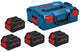 Bosch blauw bosch accessoires accupack | 4 x procore18v 5.5ah | in l-boxx - 1600a02a2u