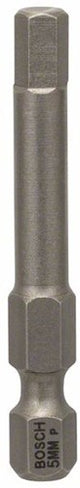 Bosch accessoires bit extra-hard hex 5, 49 mm 3st - 2607001734