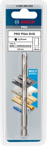 Bosch accessoires centreerboor hss-g 100 1st - 2609390592