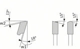 Bosch accessoires cirkelzaagblad expert for construct wood 165x20x2.0 1.3x24t - 2608644137 - afbeelding 2