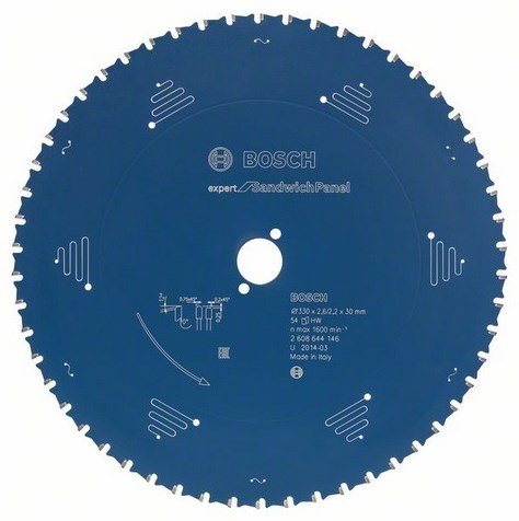Bosch accessoires cirkelzaagblad expert for sandwich panel 235x30x2.2 1.8x50 - 2608644143