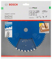 Bosch accessoires cirkelzaagblad expert for wood 210x30x2.4 1.6x40 t - 2608644056 - afbeelding 1