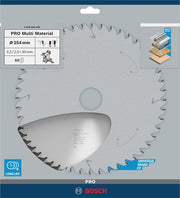 Bosch accessoires cirkelzaagblad multi material 254 x 30 x 3,2 mm, 60 1st - 2608640449 - afbeelding 2