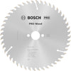 Bosch accessoires cirkelzaagblad optiline wood 160 x 20 16 x 1,8 mm, 48 1st - 2608641172