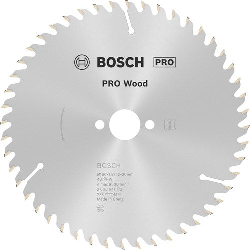 Bosch accessoires cirkelzaagblad optiline wood 160 x 20 16 x 1,8 mm, 48 1st - 2608641172