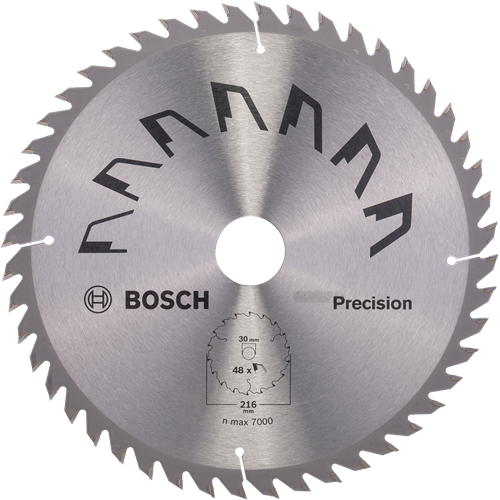 Bosch accessoires cirkelzaagblad precision 216x2x30 ,t48 - 2609256936