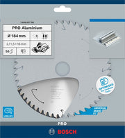Bosch accessoires cirkelzaagblad st aluminium 184x16x2 1.5x56t - 2608837766 - afbeelding 2