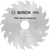 Bosch accessoires cirkelzaagblad st multi mat 85x15x1.5 1.0x30t - 2608837752