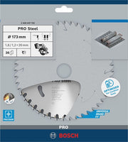 Bosch accessoires cirkelzaagblad | standard for steel | 173 mm | t36 2608837750 - afbeelding 2