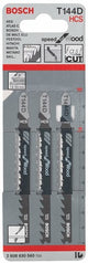 Bosch accessoires decoupeerzaagblad t 144 d speed for wood 3st - 2608630560