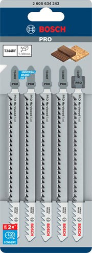 Bosch accessoires decoupeerzaagblad t 344 df speed for hard wood 5st - 2608634243 - afbeelding 2