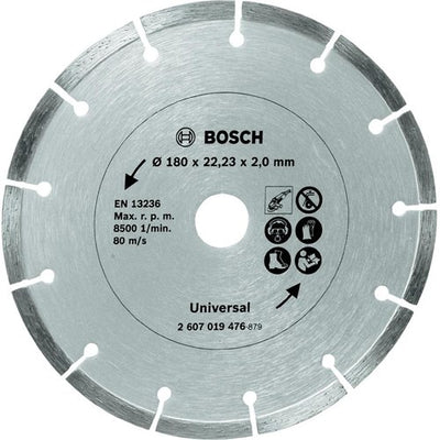 Bosch accessoires diamantdoorslijpschijf voor bouwmaterialen, 180 mm ø - 2607019476