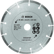 Bosch accessoires diamantdoorslijpschijf voor bouwmaterialen, 180 mm ø - 2607019476 - afbeelding 1