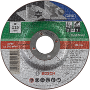 Bosch accessoires doorslijpschijf 2 in 1 metaal+inox, 115 x2,5 gebo - 2609256308 - afbeelding 1