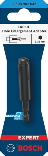 Bosch accessoires expert adapter voor gatvergroting | ø11 x zeskant 6,35 mm - 2608902042 - afbeelding 2