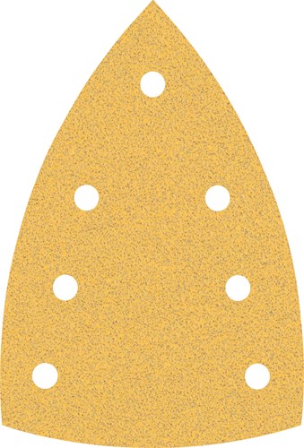Bosch accessories 2608901642 schuurpapier voor multischuurmachine korrelgrootte (num) 80 (l x b) 150 mm x 100 mm 50 stu