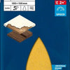 Bosch accessoires expert c470 schuurpapier voor deltaschuurmachines 100 x 150 mm, k240 10-delig - 1 stuk(s) - 2608901119