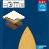 Bosch accessoires expert c470 schuurpapier voor deltaschuurmachines 100 x 150 mm, k60 10-delig - 1 stuk(s) - 2608901115