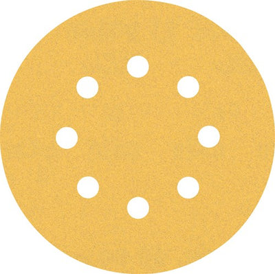 Bosch accessoires expert c470 schuurpapier voor excenterschuurmachines 125 mm, 8 gaten, k120 5-delig - 2608900807